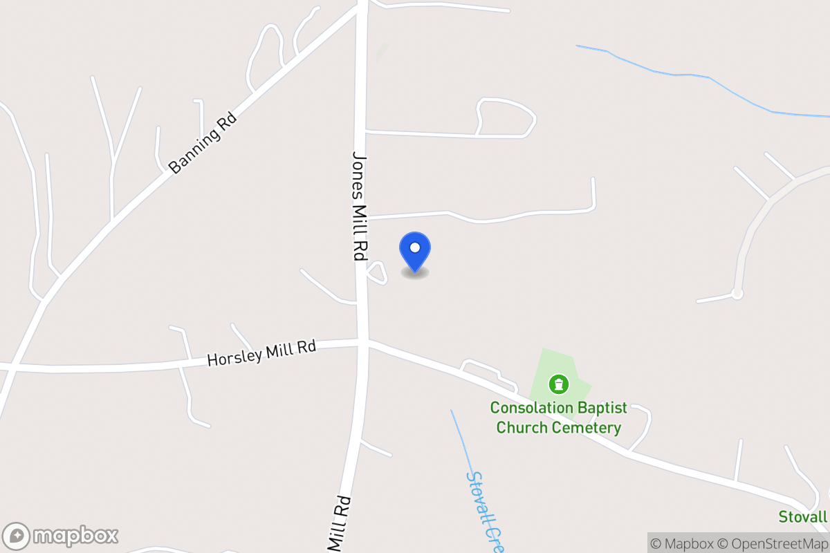 Map of 3391 Jones Mill Rd