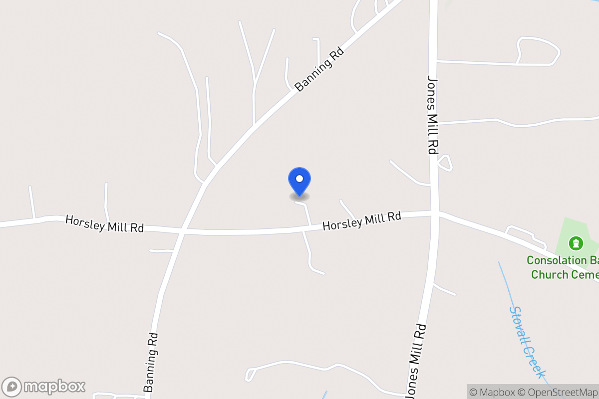 Map of 4446 Horsley Mill Rd