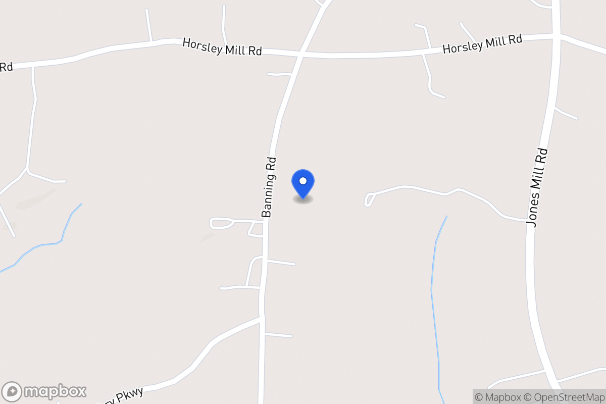 Map of 2501 Banning Rd