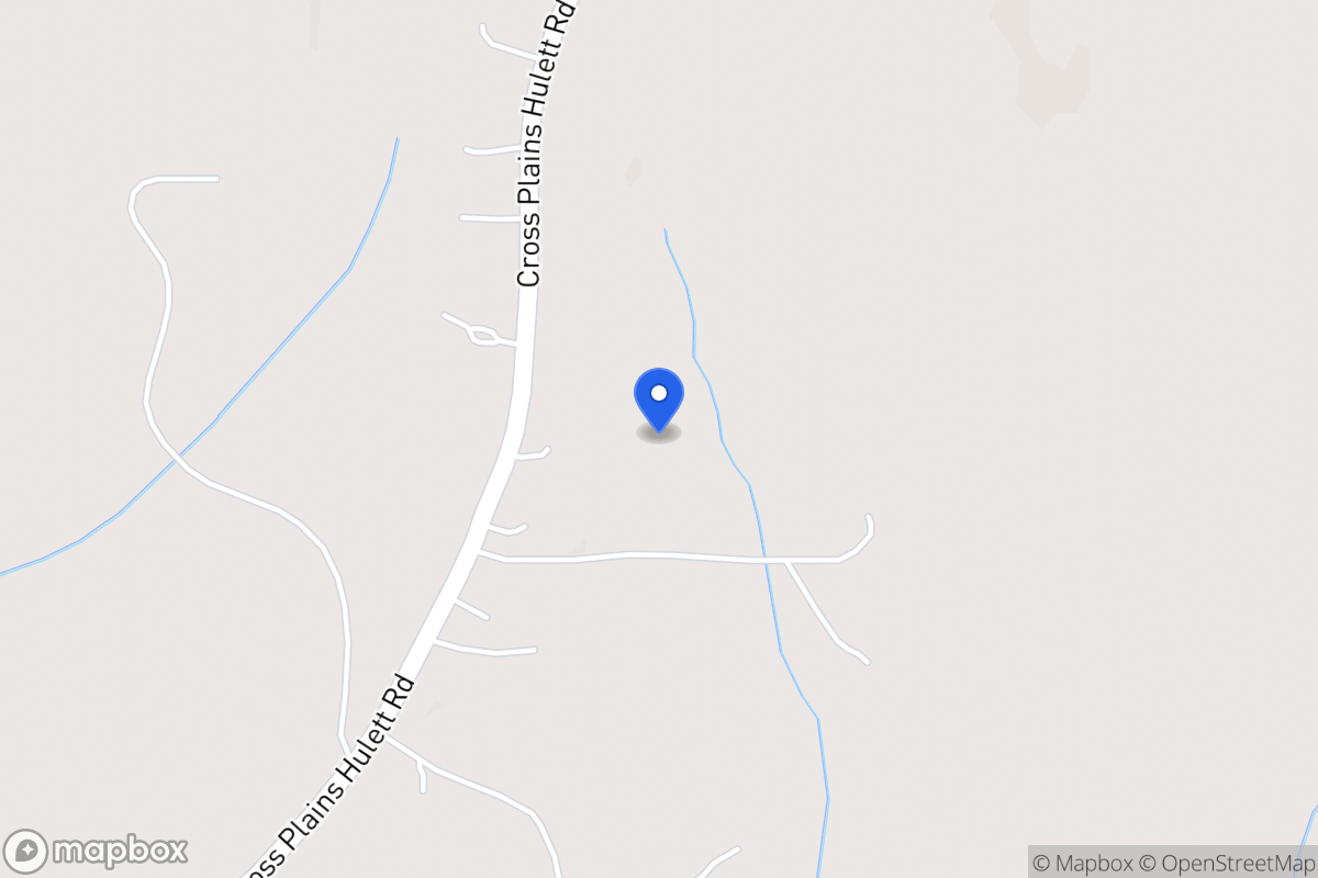 Map of 1536 Cross Plains Hulett Rd