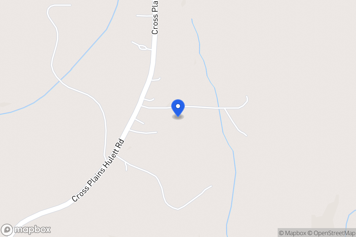 Map of 1592 Cross Plains Hulett Rd