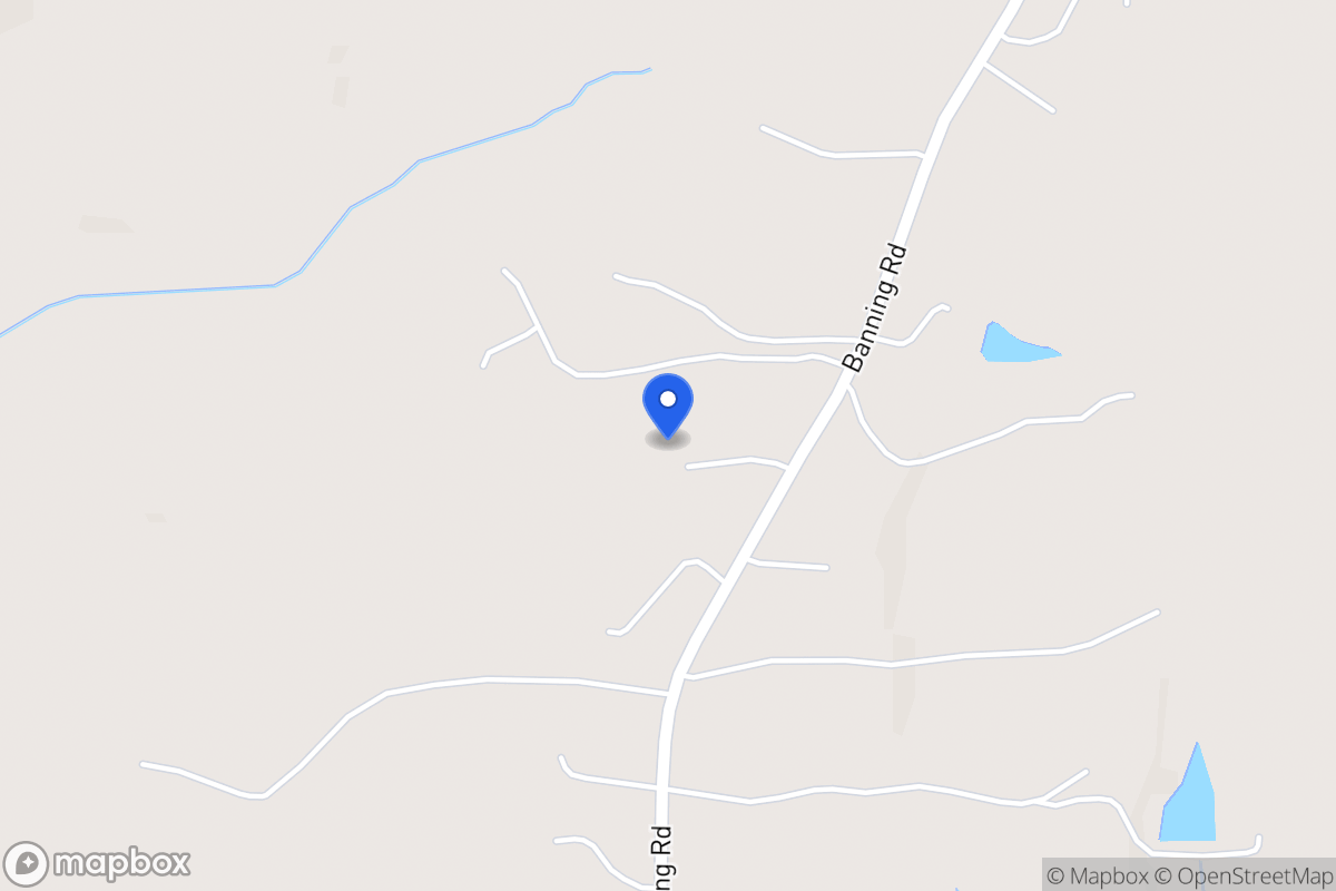 Map of 2124 Banning Rd
