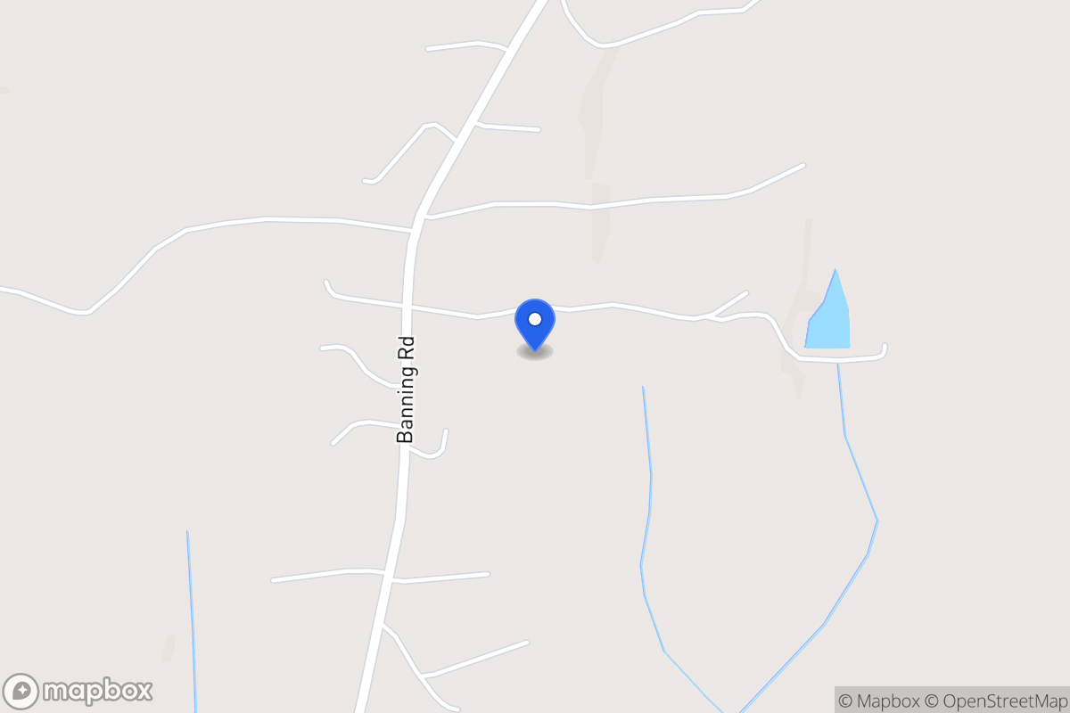 Map of 2025 Banning Rd