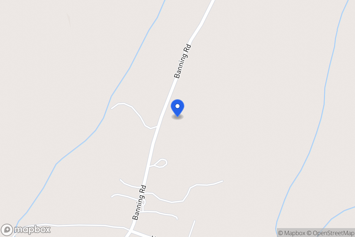 Map of 1627 Banning Rd
