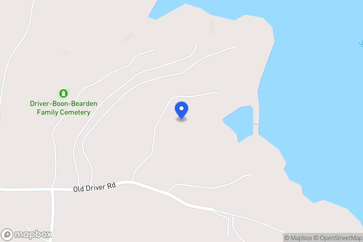 Map of 920 Old Driver Rd