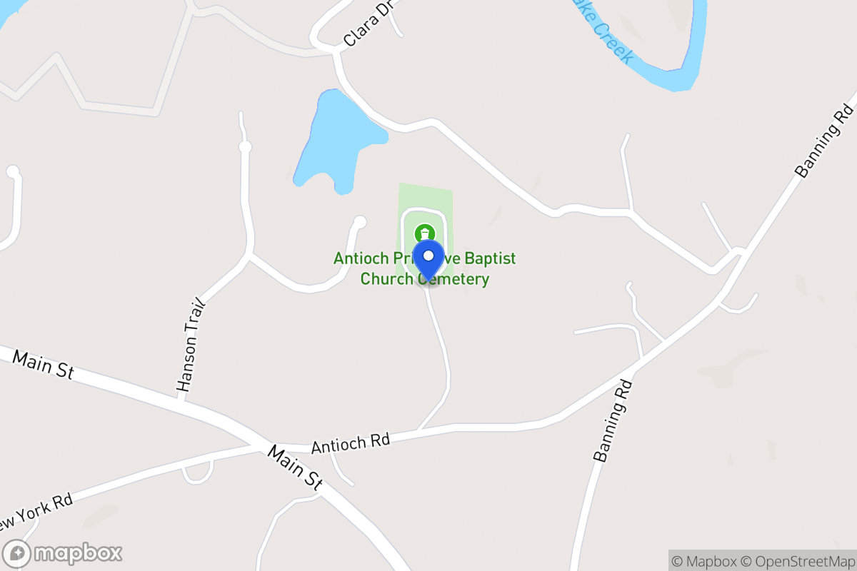 Map of 90 Antioch Church Rd