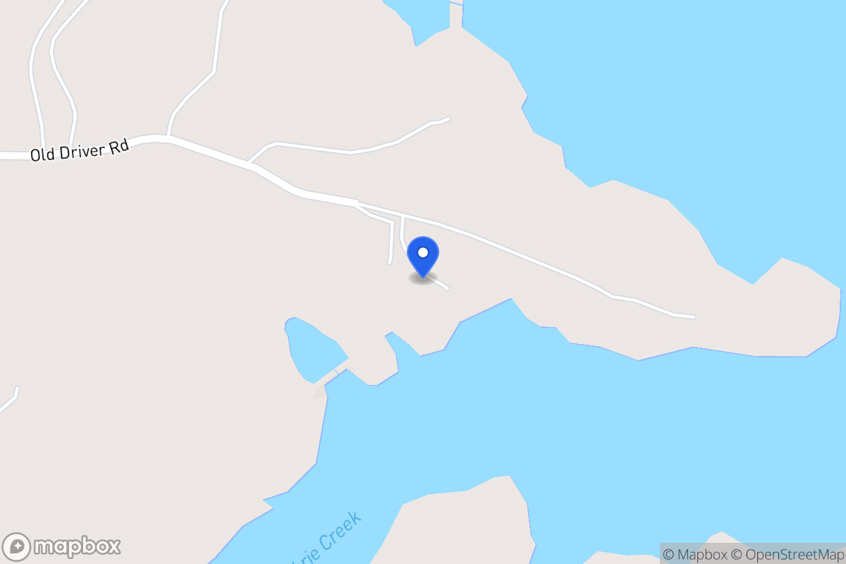 Map of 1091 Old Driver Rd