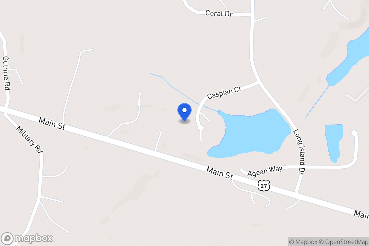 Map of 67 Caspian Ct