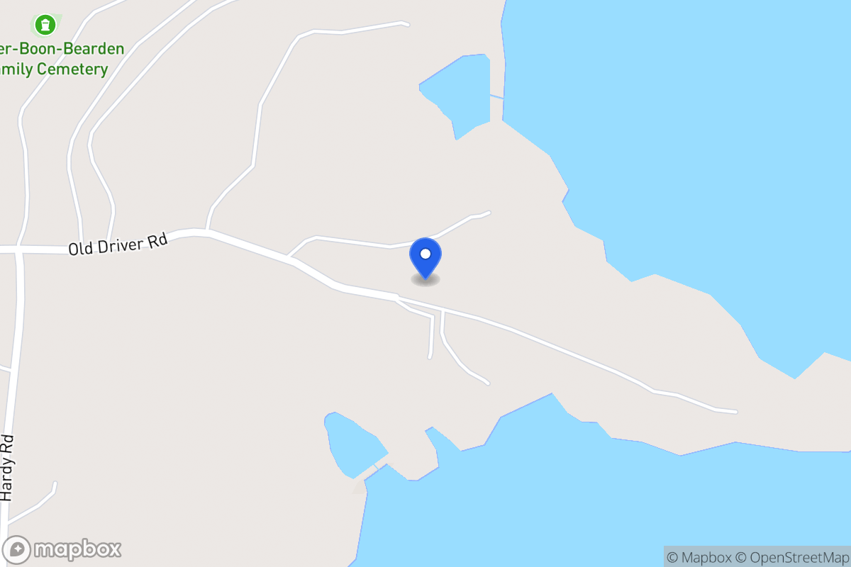 Map of 1042 Old Driver Rd