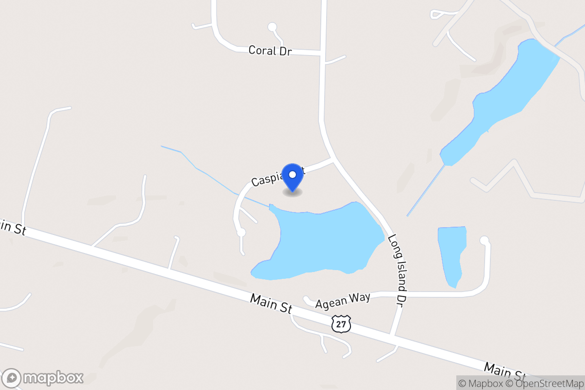 Map of 36 Caspian Ct