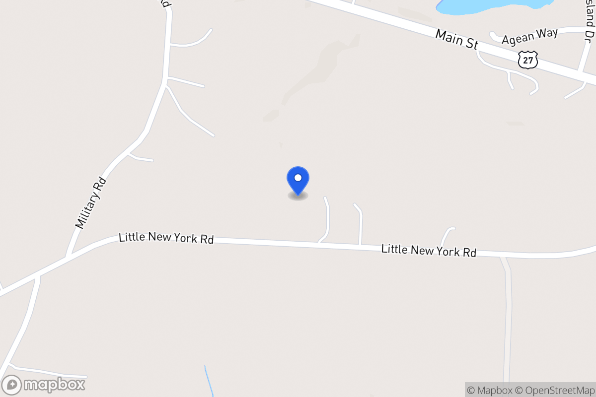 Map of 1258 Little New York Rd