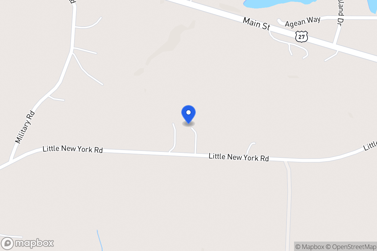Map of 1302 Little New York Rd