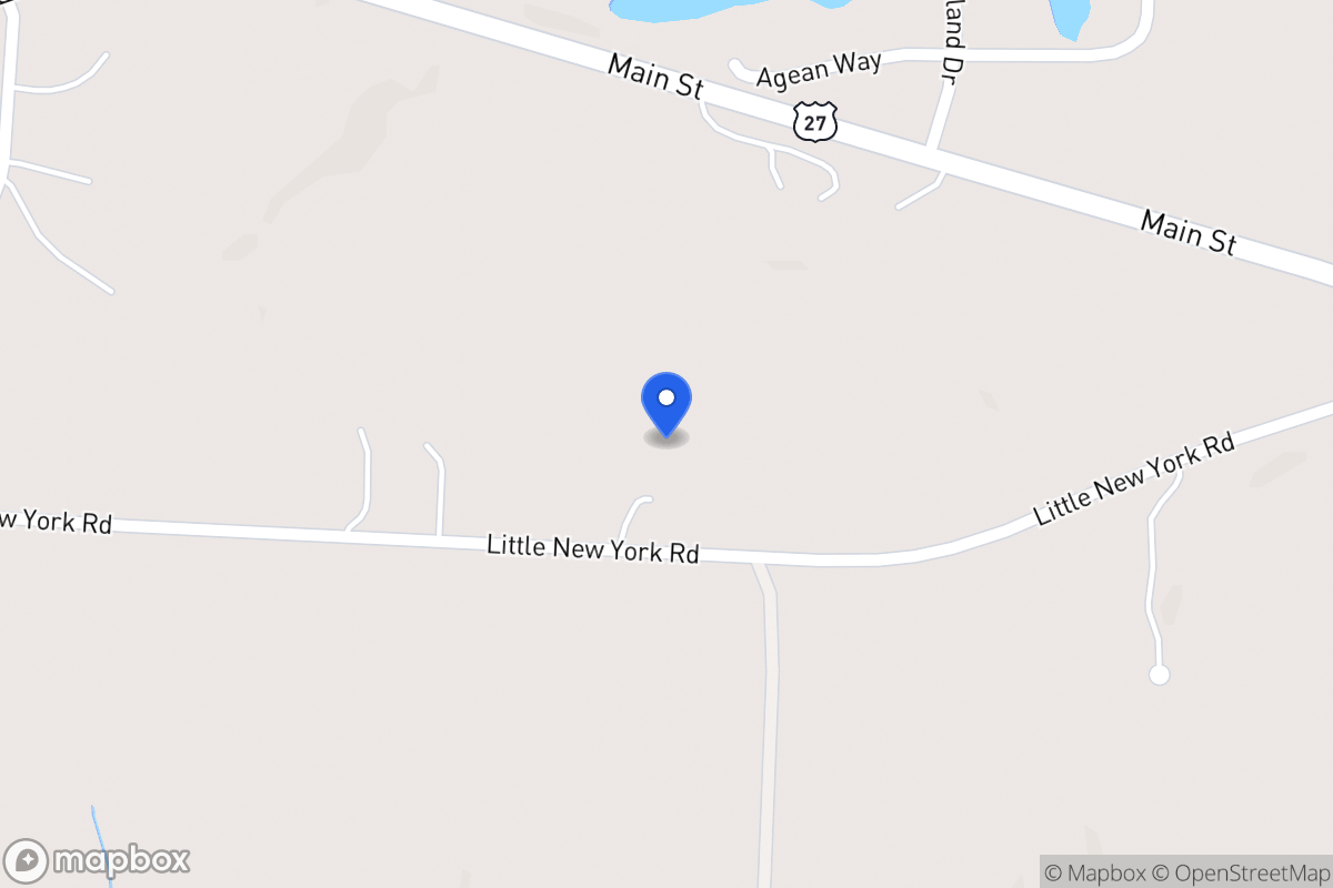 Map of 1366 Little New York Rd