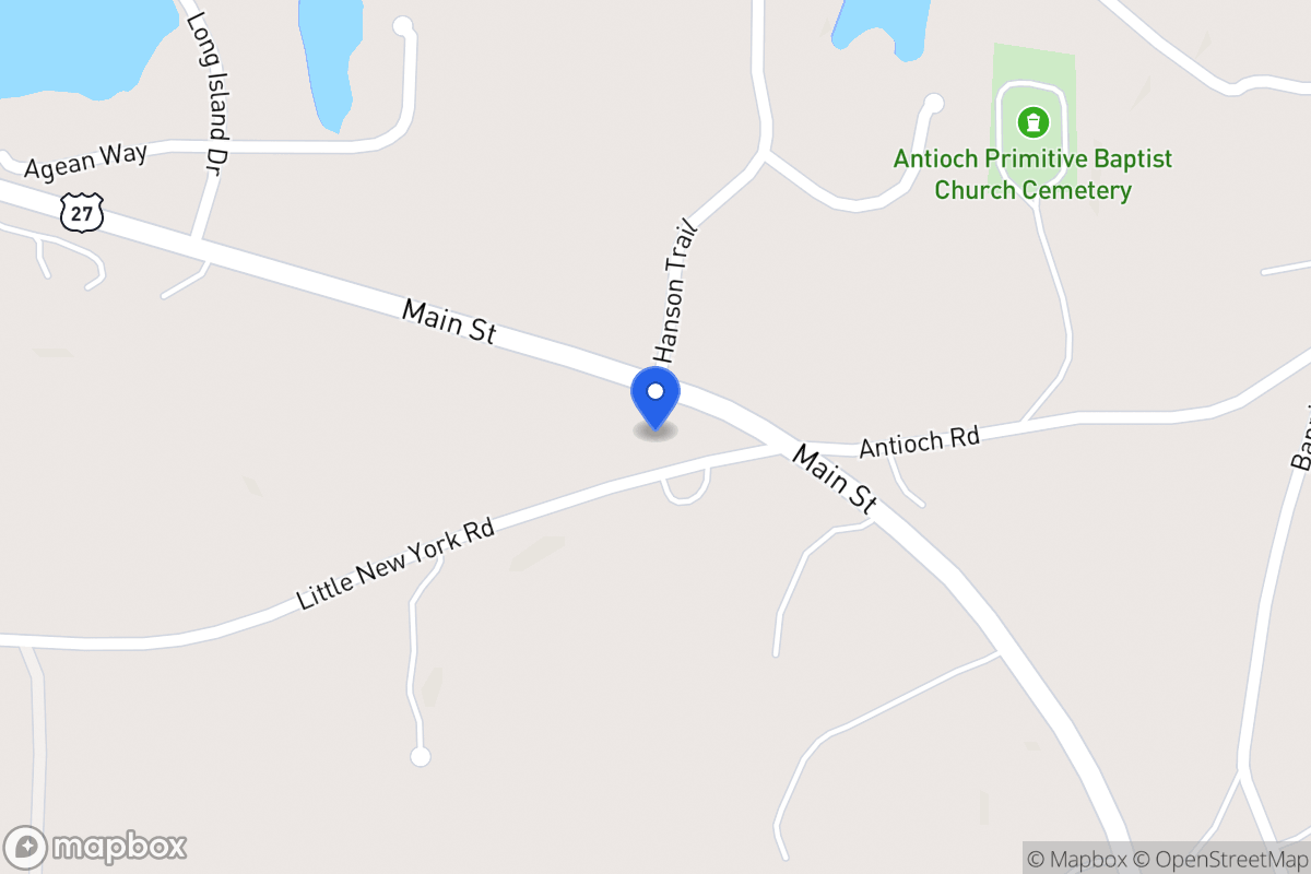 Map of 1600 Little New York Rd