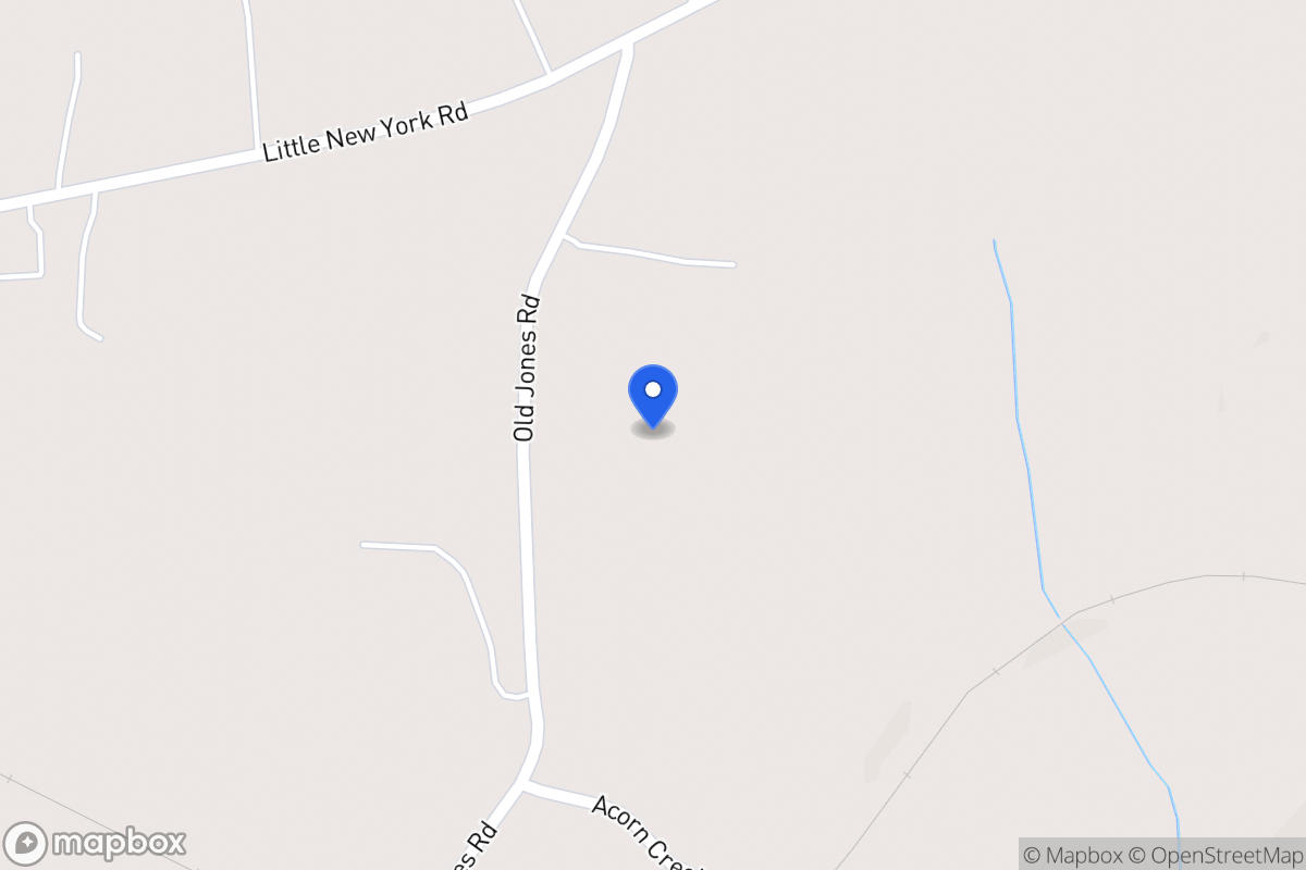 Map of Old Jones Rd