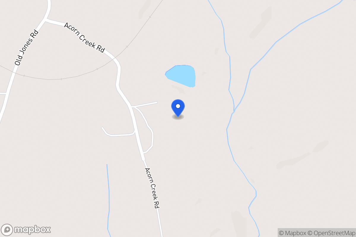 Map of 1849 Acorn Creek Rd