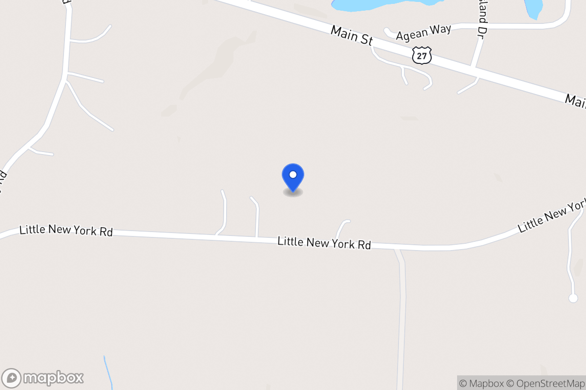 Map of 1328 Little New York Rd