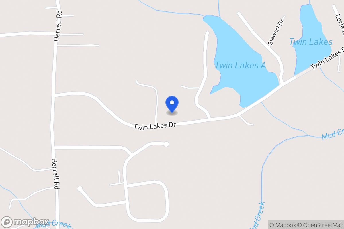 Map of 152 Twin Lakes Dr