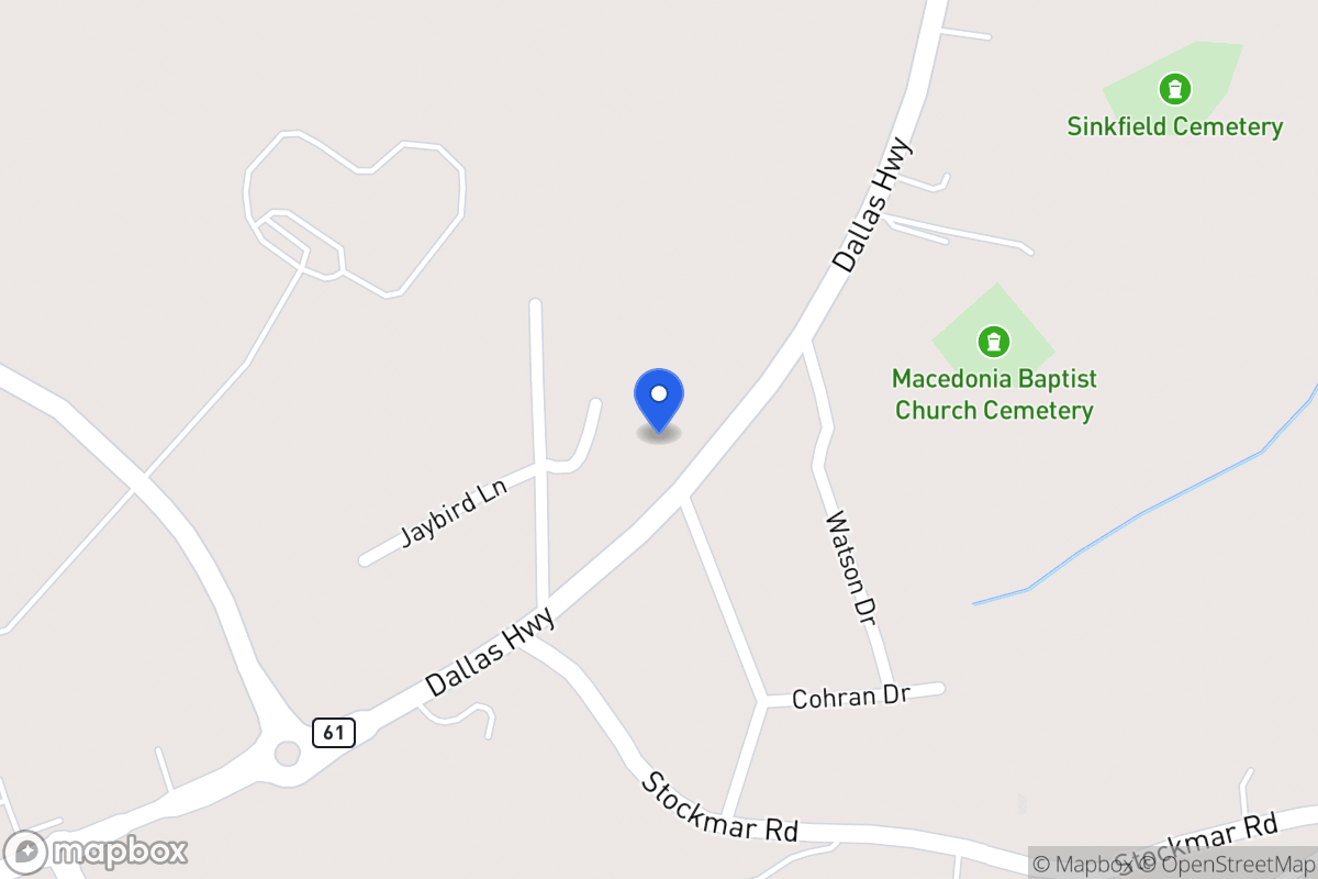 Map of 1190 Dallas Rd