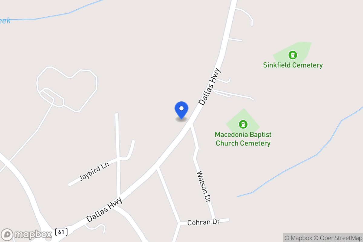Map of 1228 Dallas Hwy