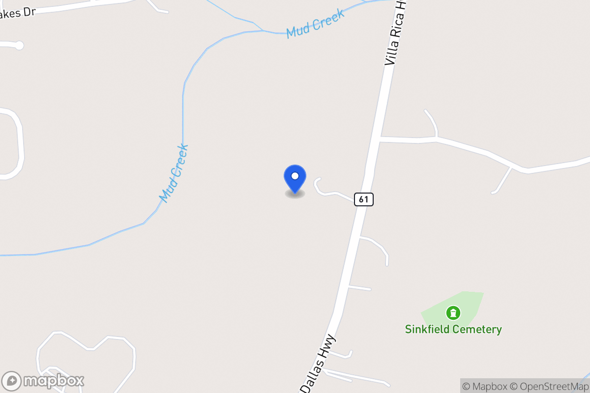 Map of 1396 Dallas Hwy