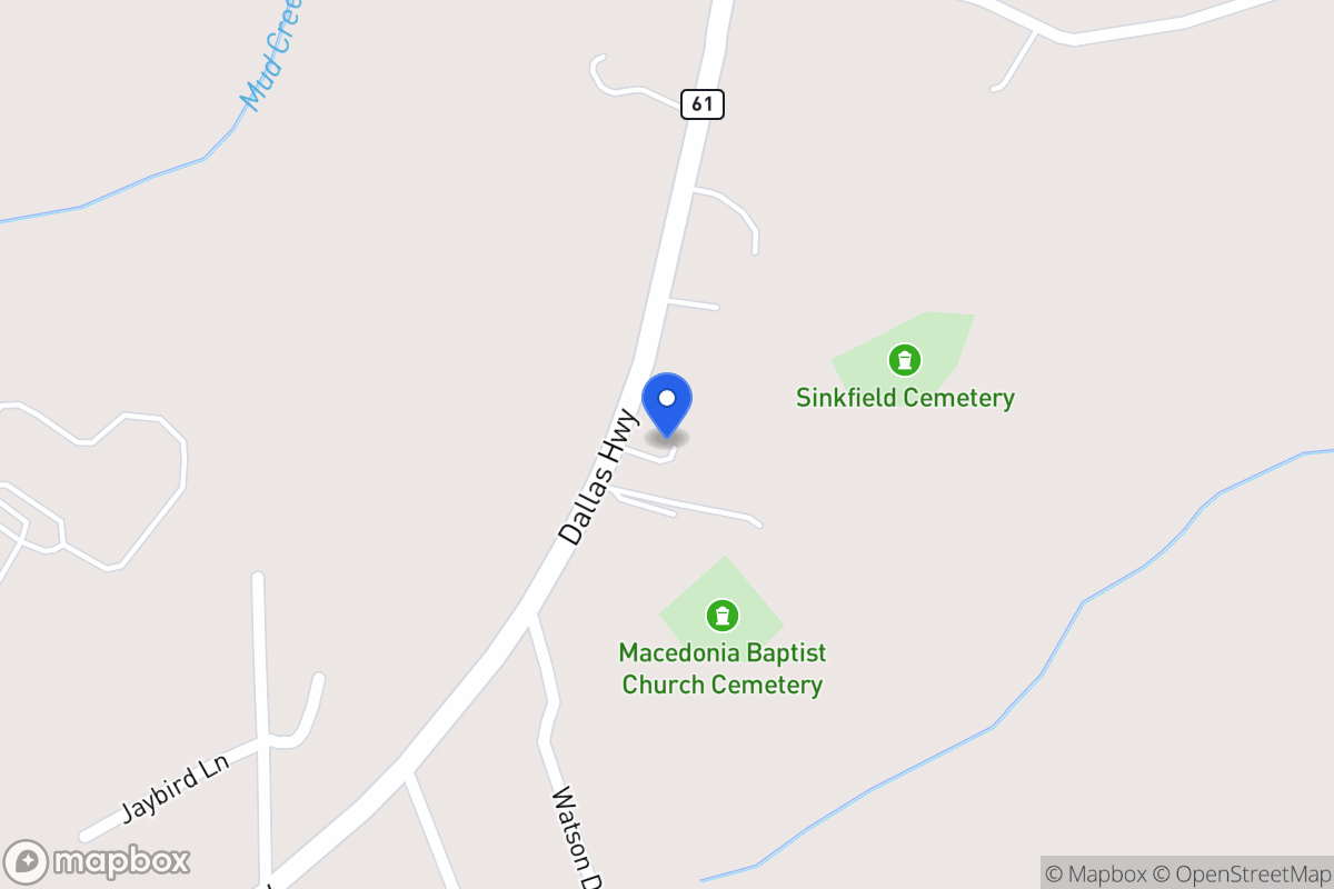 Map of 1285 Dallas Rd