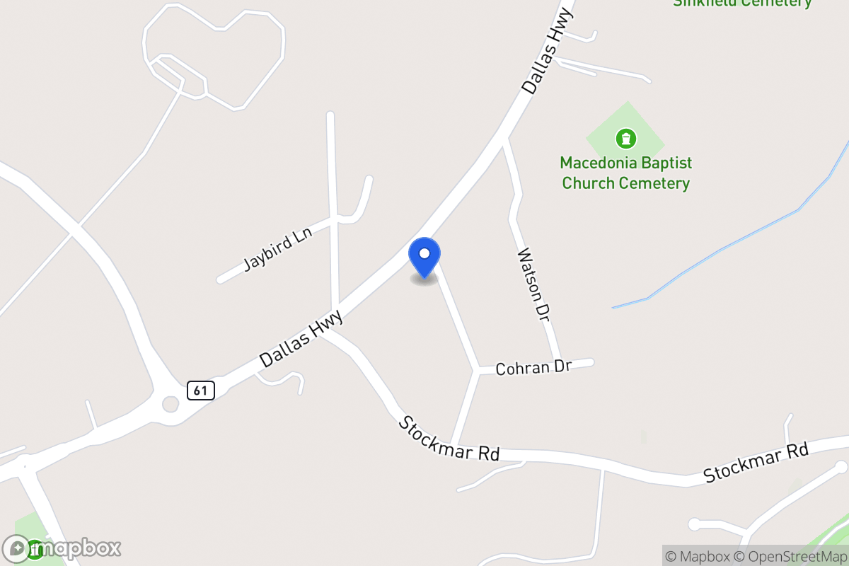 Map of 1165 Dallas Hwy