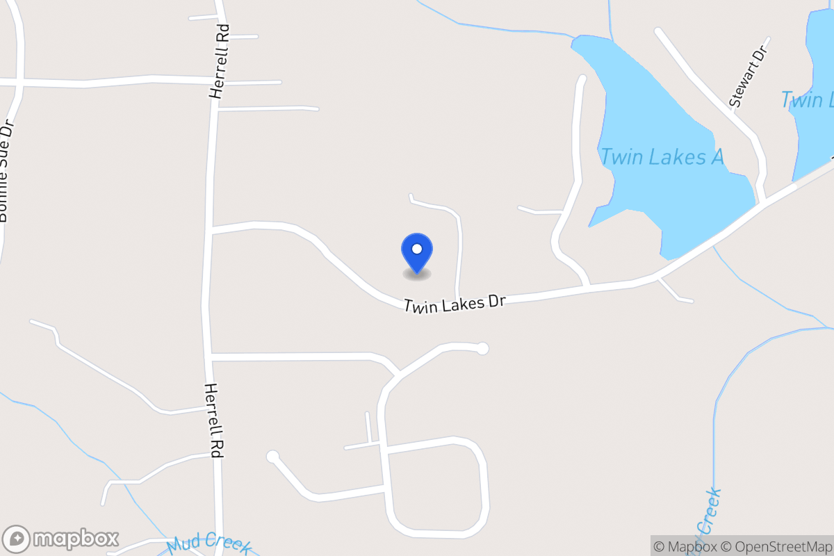 Map of 106 Twin Lakes Dr