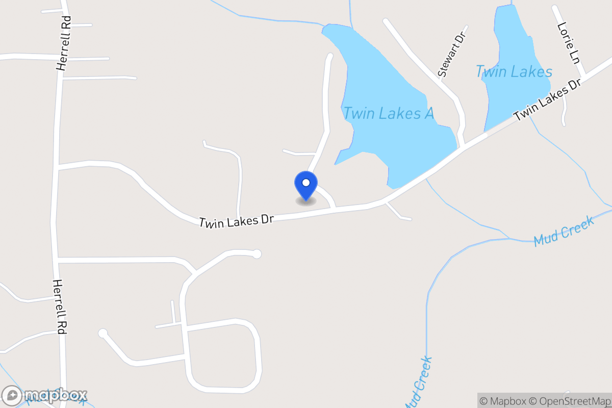 Map of 172 Twin Lakes Dr