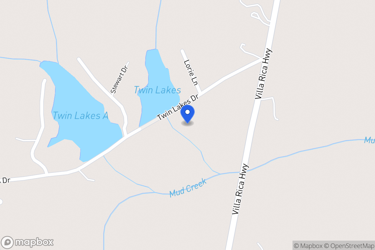 Map of 385 Twin Lakes Dr