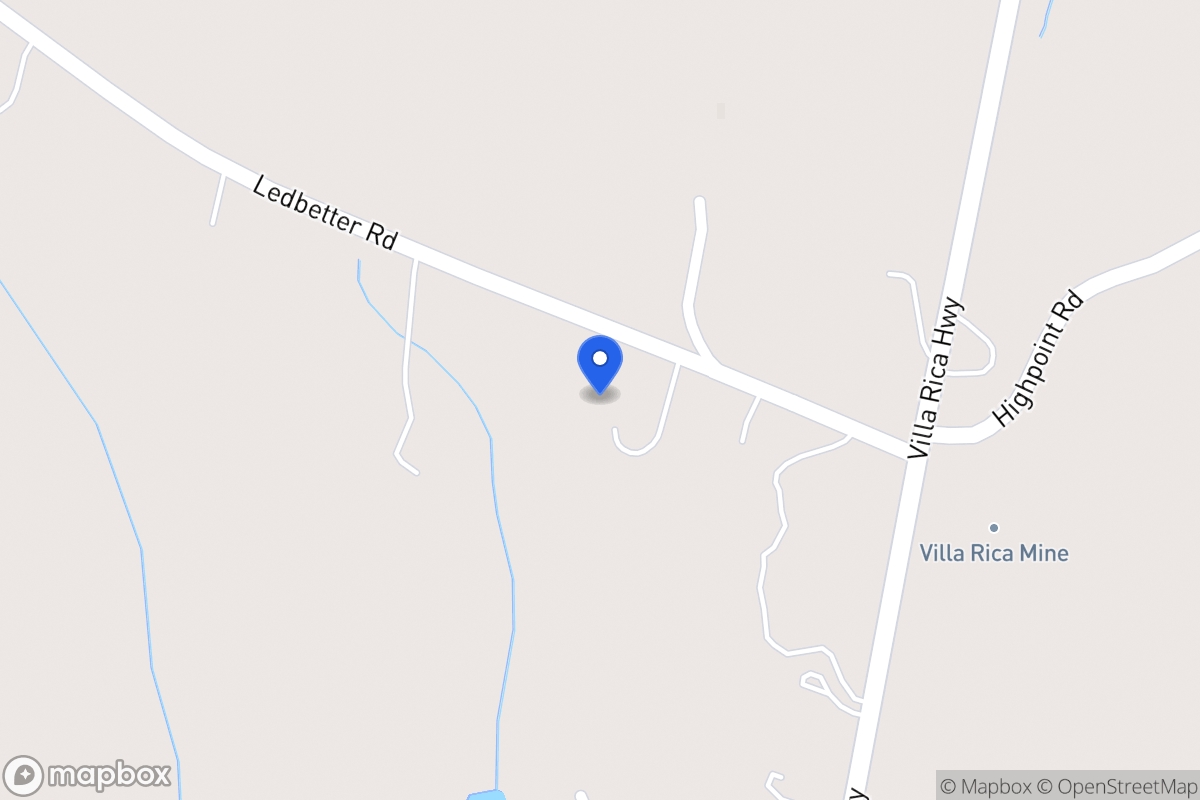 Map of 1061 Ledbetter Rd