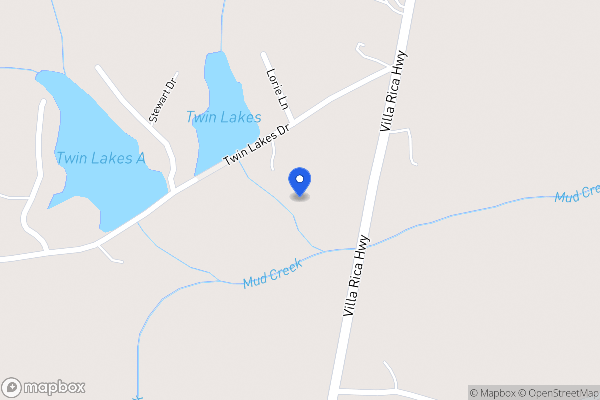 Map of Twin Lakes Rd