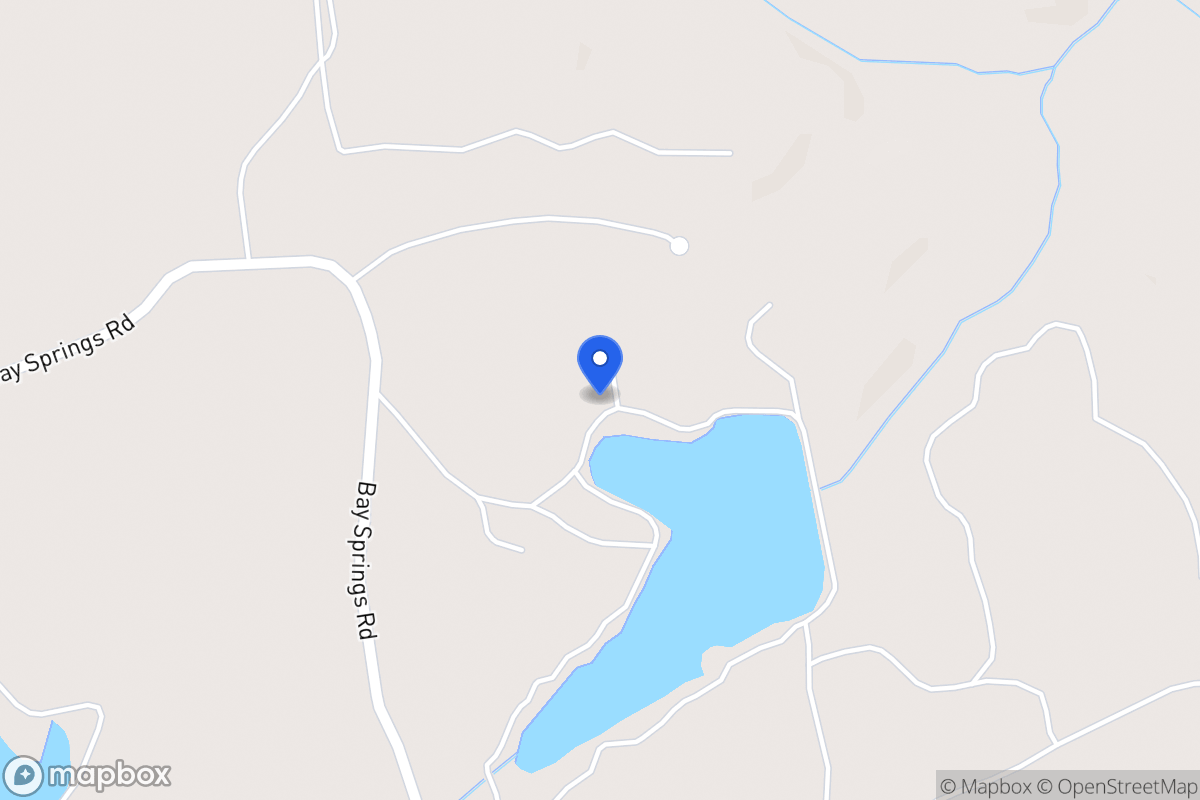 Map of 962 Bay Springs Rd