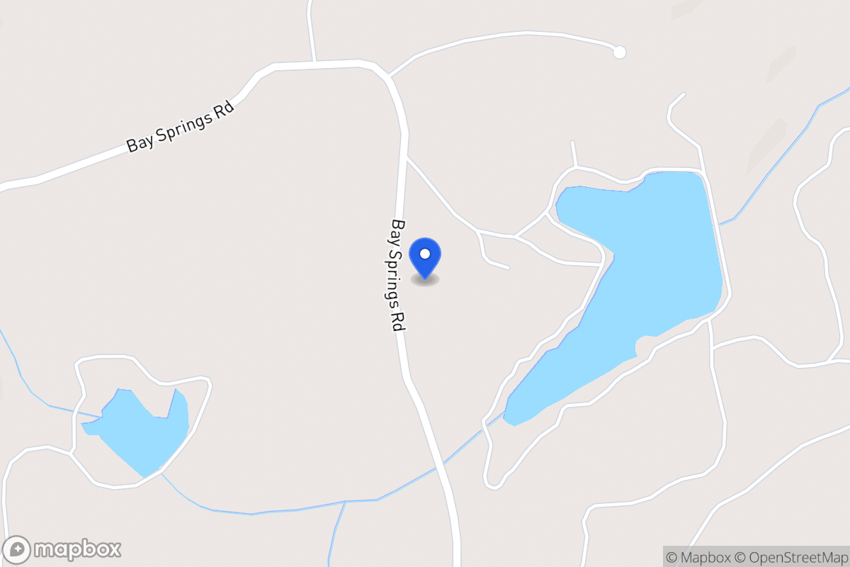 Map of 1068 Bay Springs Rd