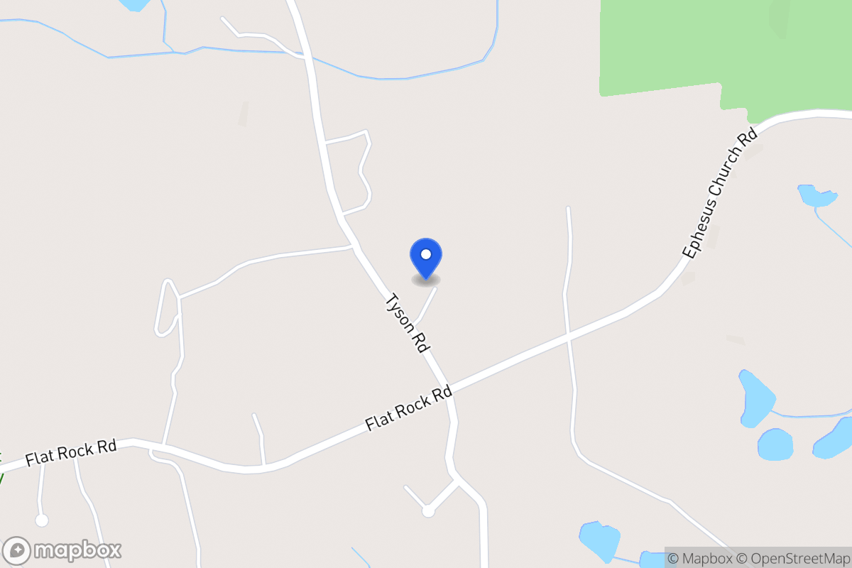 Map of 884 Tyson Rd