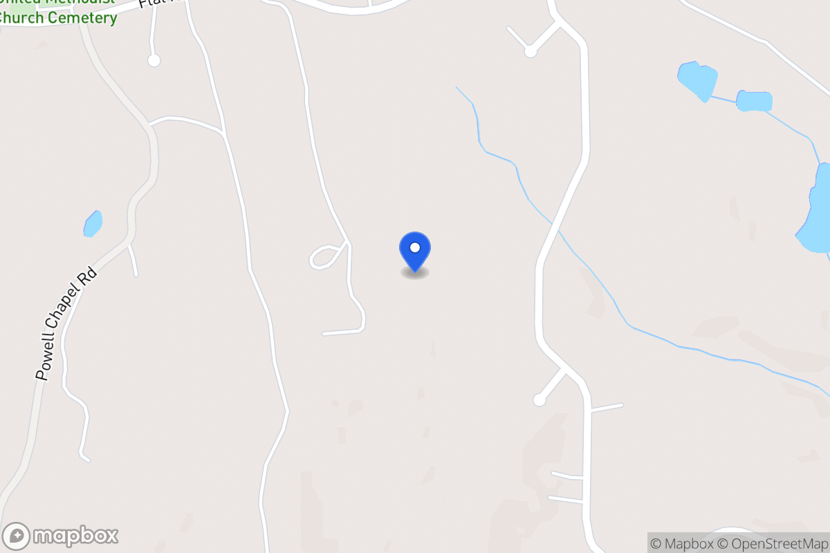 Map of 1487 Flat Rock Rd