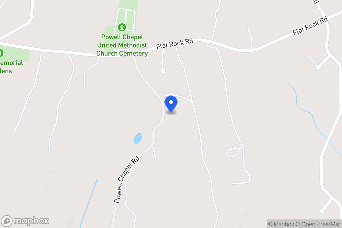 Map of 72 Powell Chapel Rd