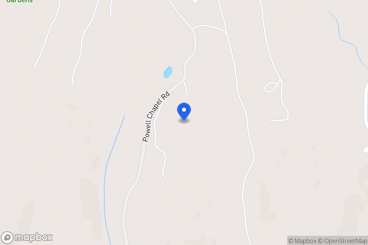 Map of 116 Powell Chapel Rd