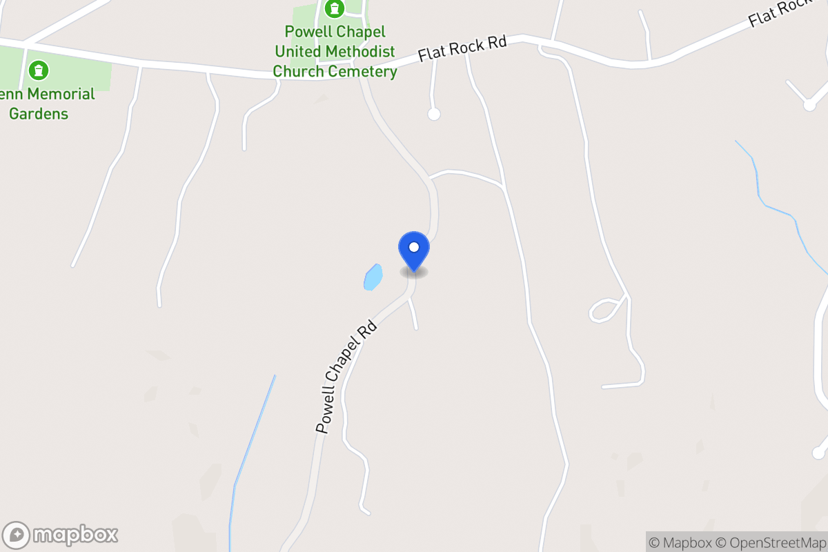 Map of 88 Powell Chapel Rd