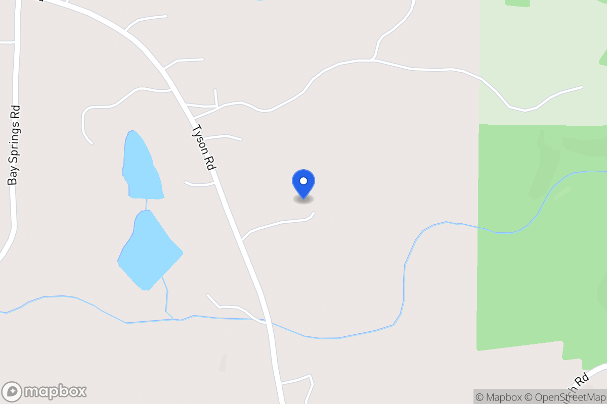 Map of 650 Tyson Rd