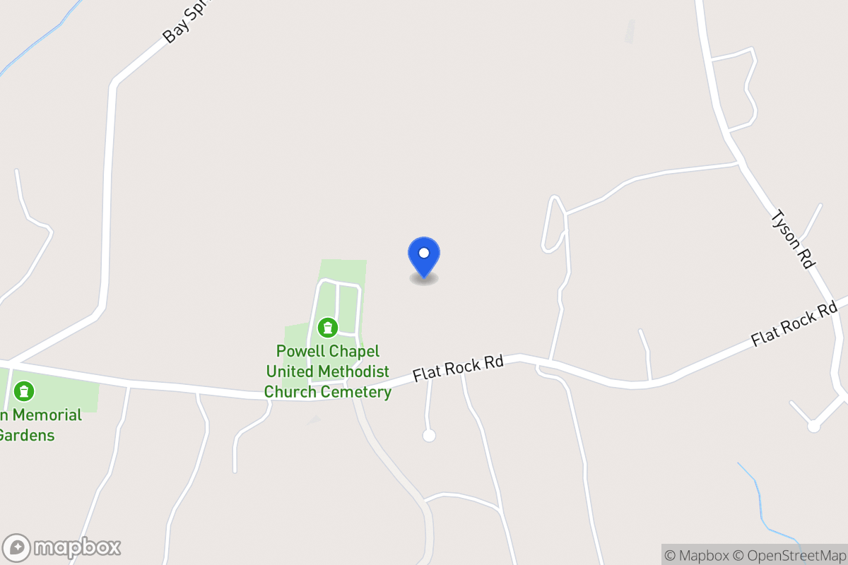 Map of 1320 Flat Rock Rd