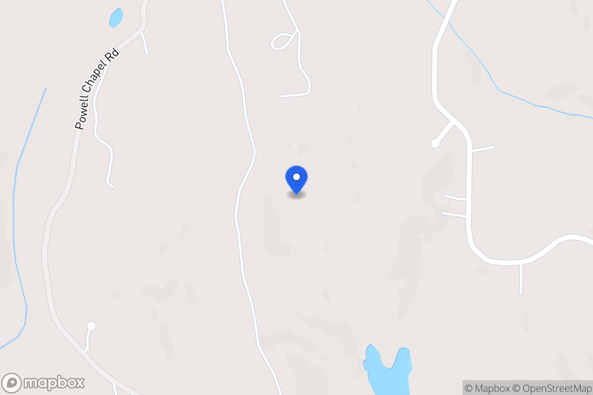 Map of 1393 Flat Rock Rd