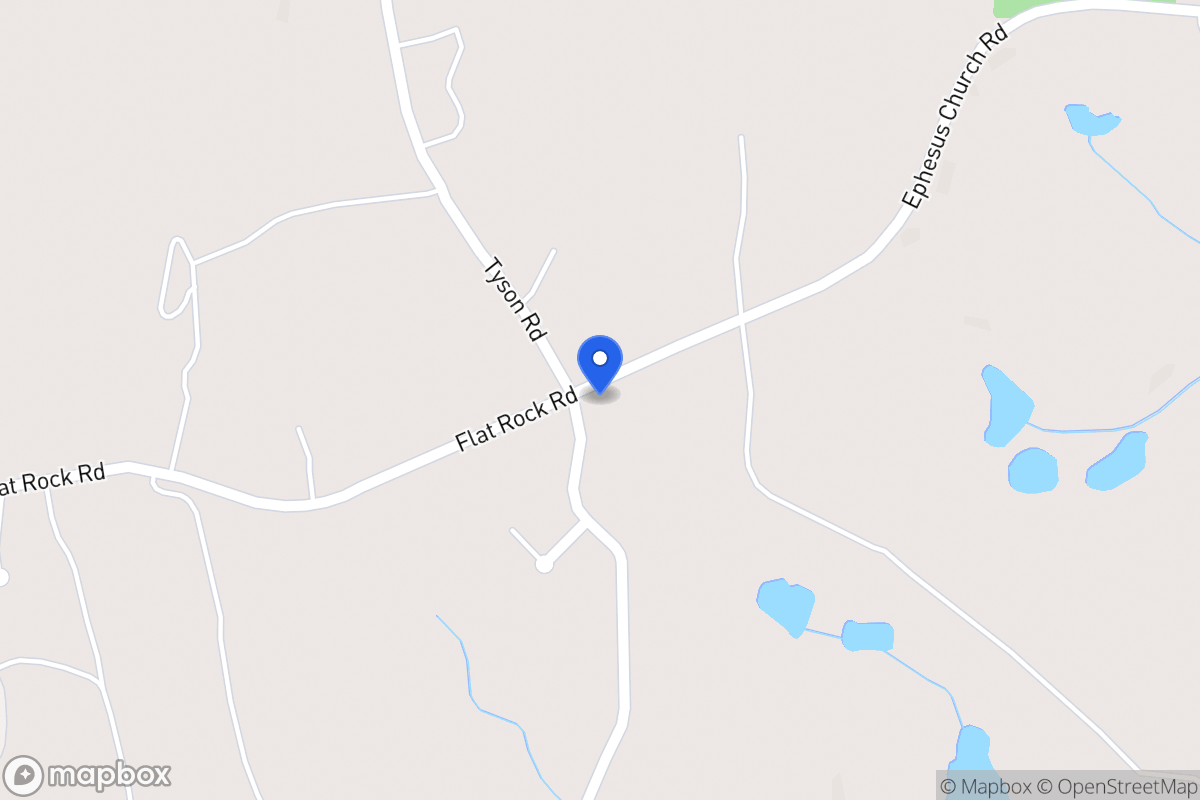 Map of 1541 Flat Rock Rd