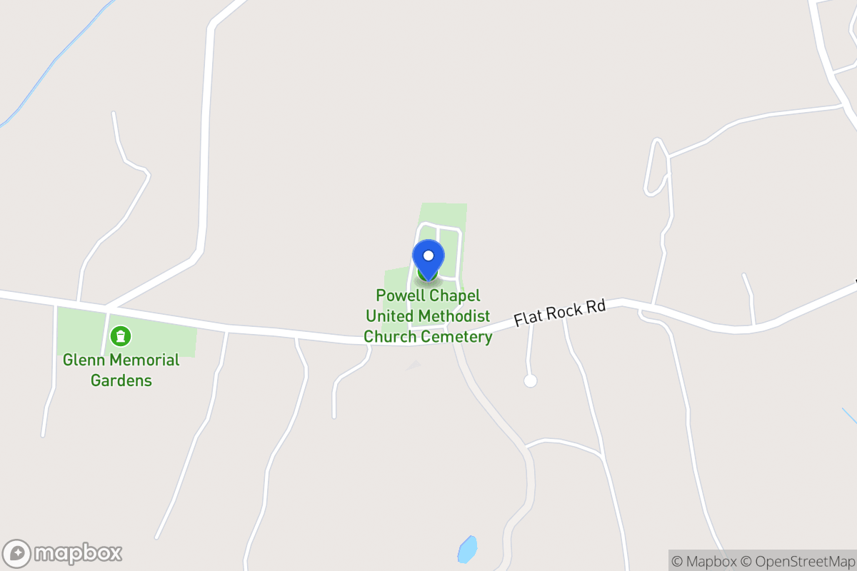 Map of 1296 Flat Rock Rd