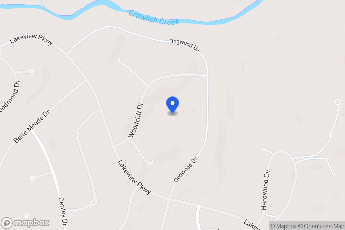Map of 5570 Woodcliff Dr