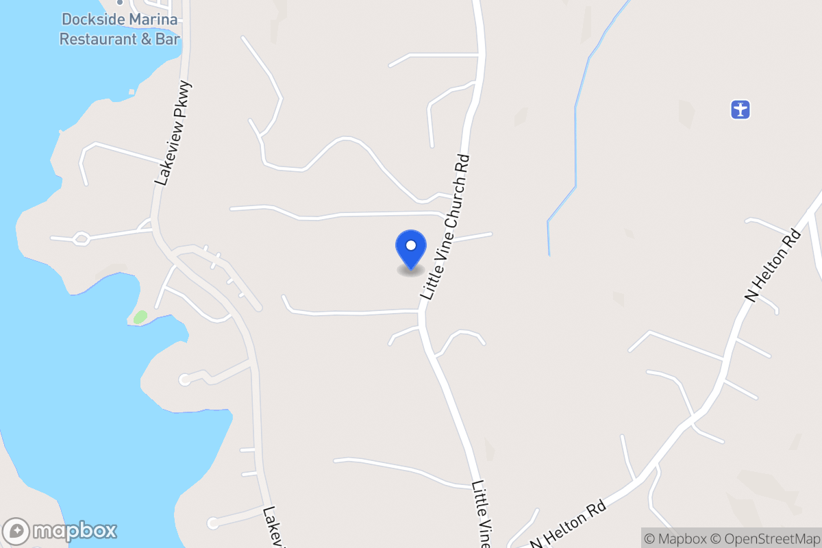 Map of 1088 Little Vine Church Rd