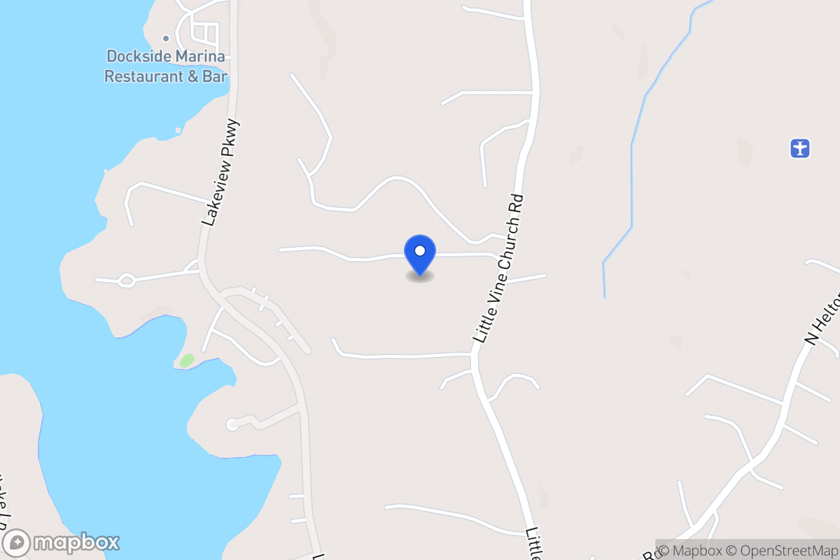 Map of 1142 Little Vine Church Rd