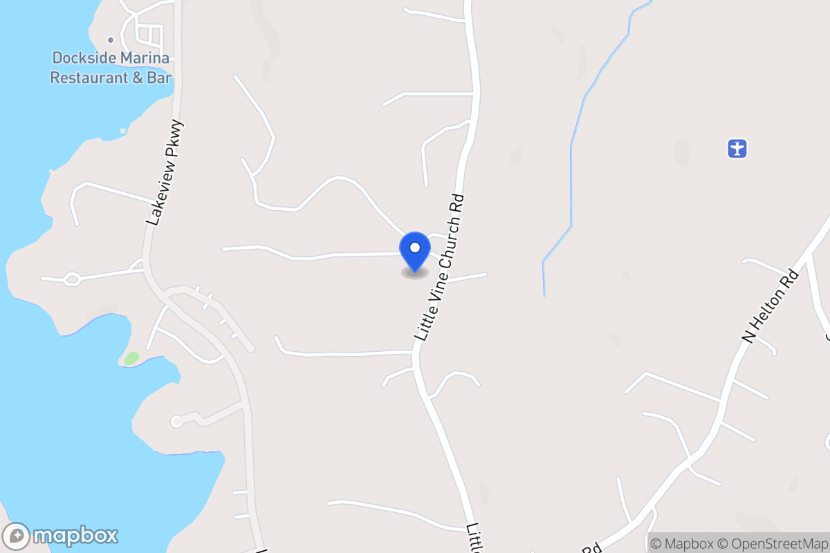 Map of 1138 Little Vine Church Rd