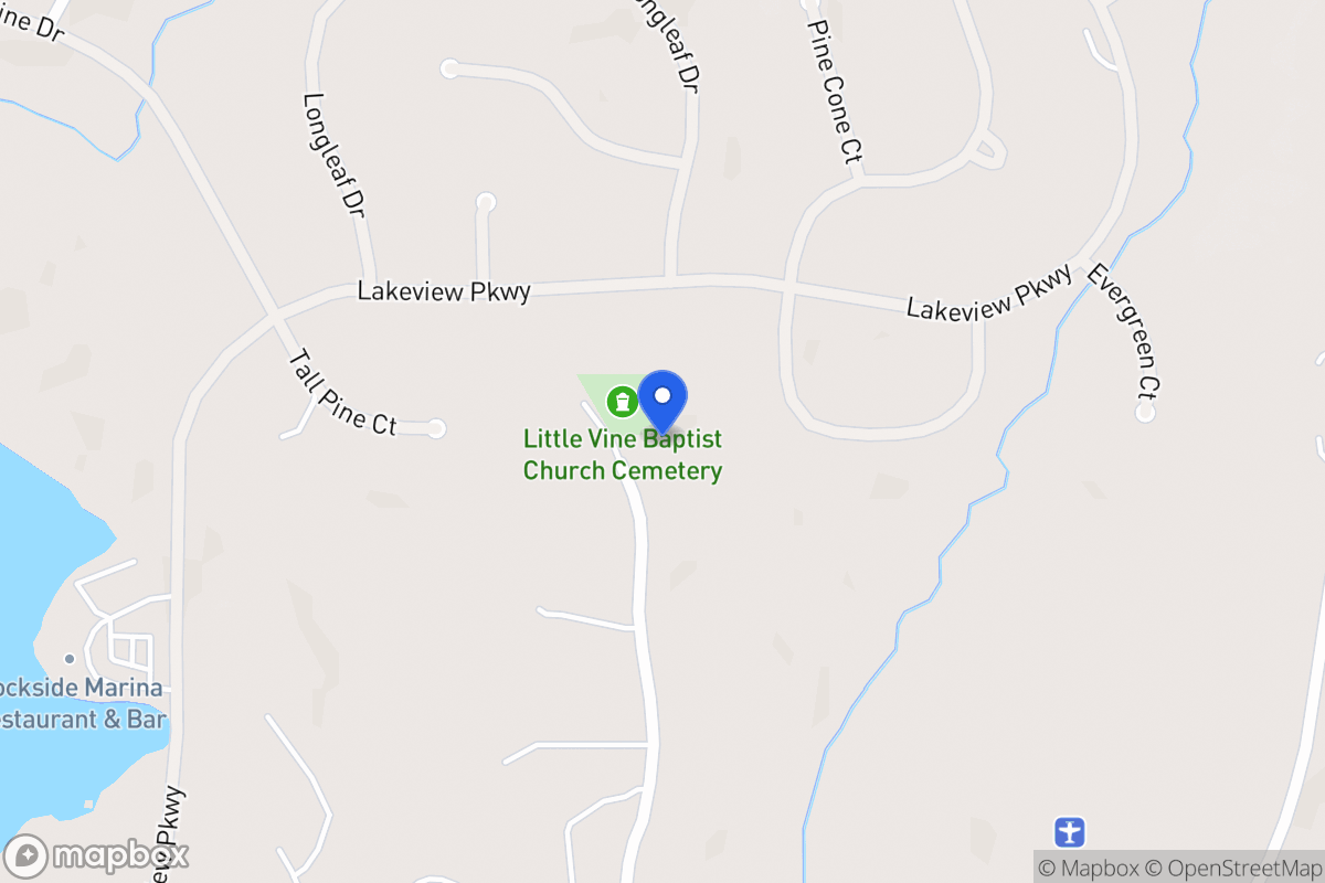 Map of 1285 Little Vine Church Rd