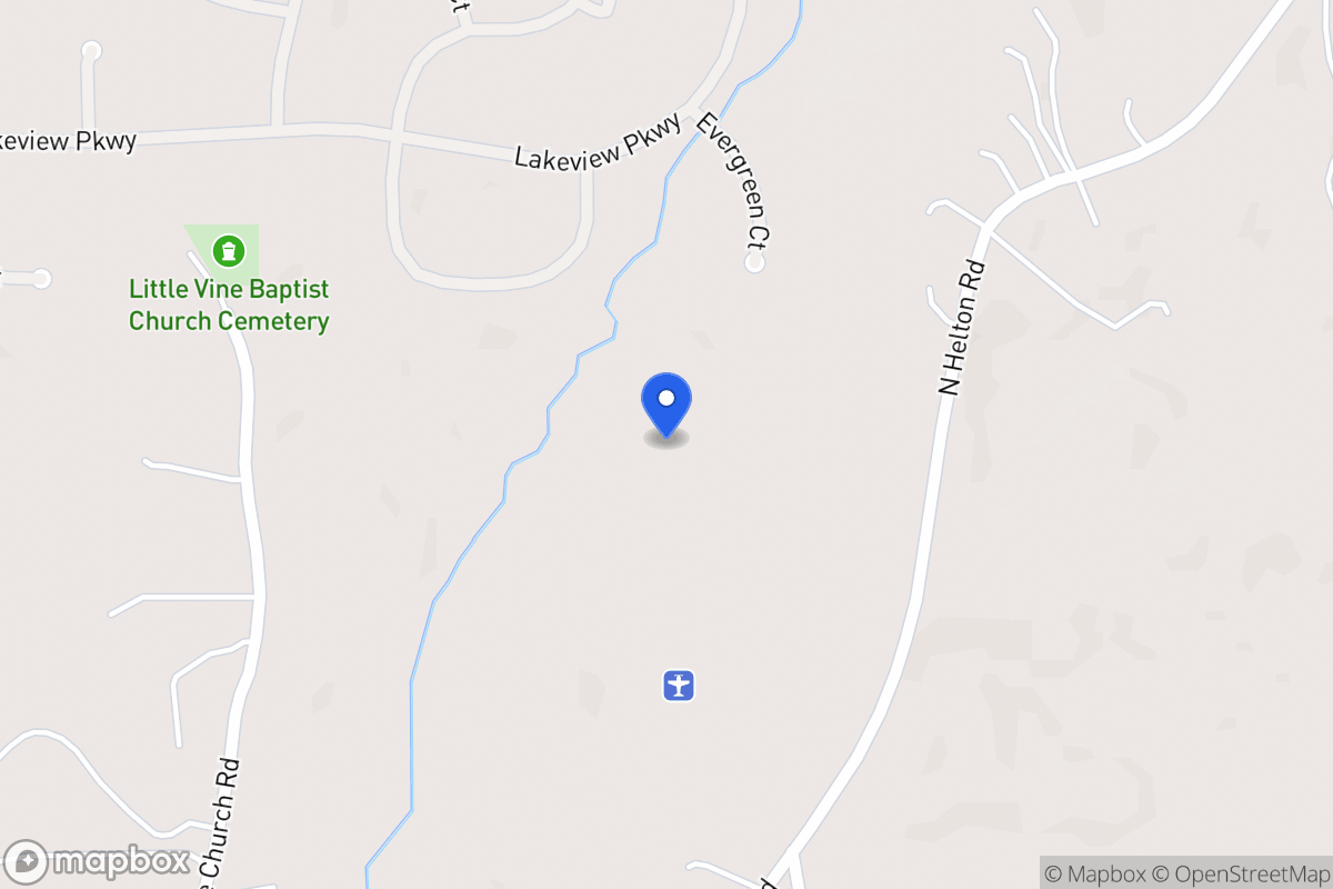 Map of Off Little Vine Church Rd